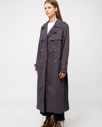Classic Double-Breasted Trench Coat